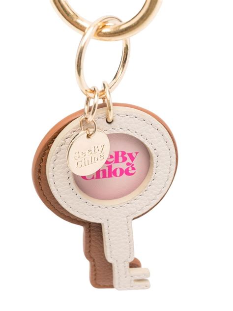 chloé keyring|see by chloe keyring.